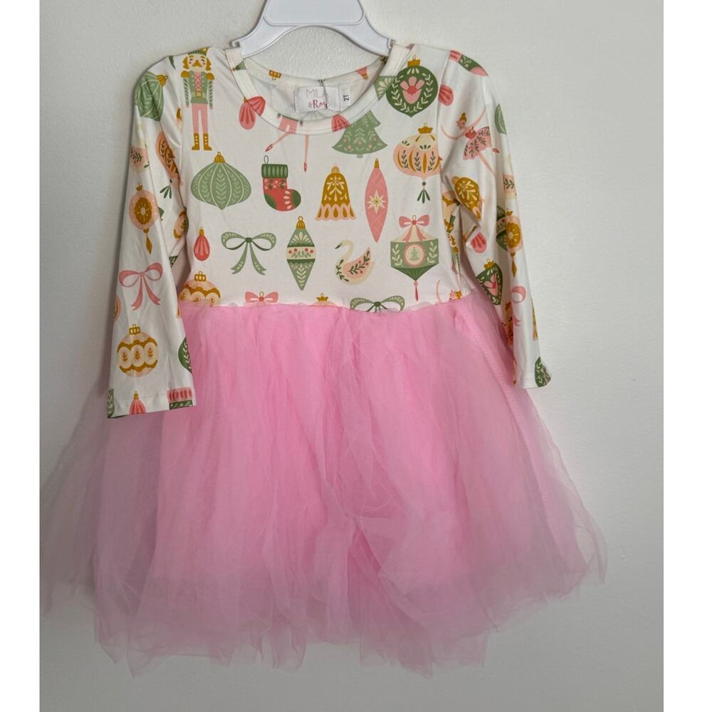 Mila & Rose Christmas Tutu Twirl Dress NWT size 2T